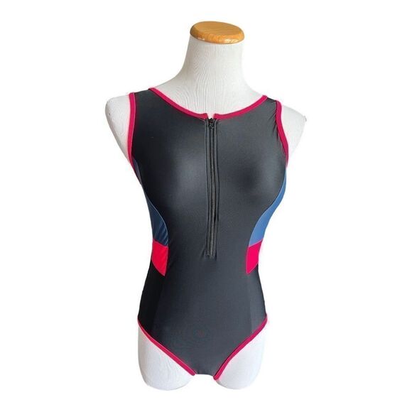 NWT Womens Relibeauty One Piece Racerback Tummy Control  Swimsuit - Sz 6 - Picture 6 of 6